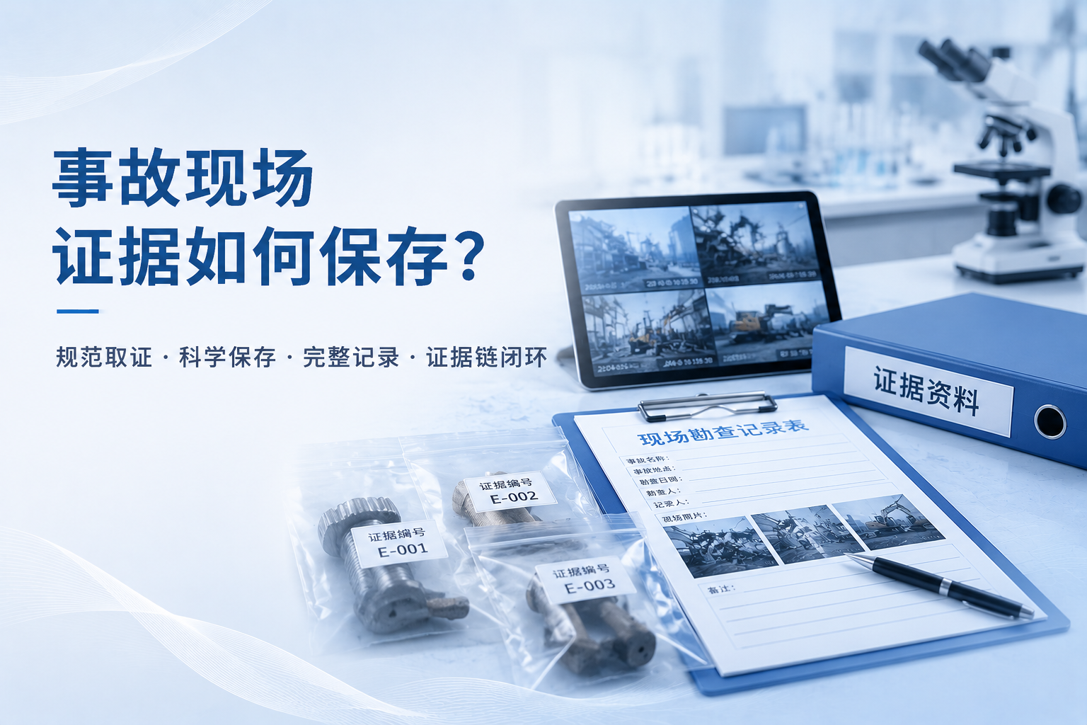 事故现场证据如何保存？