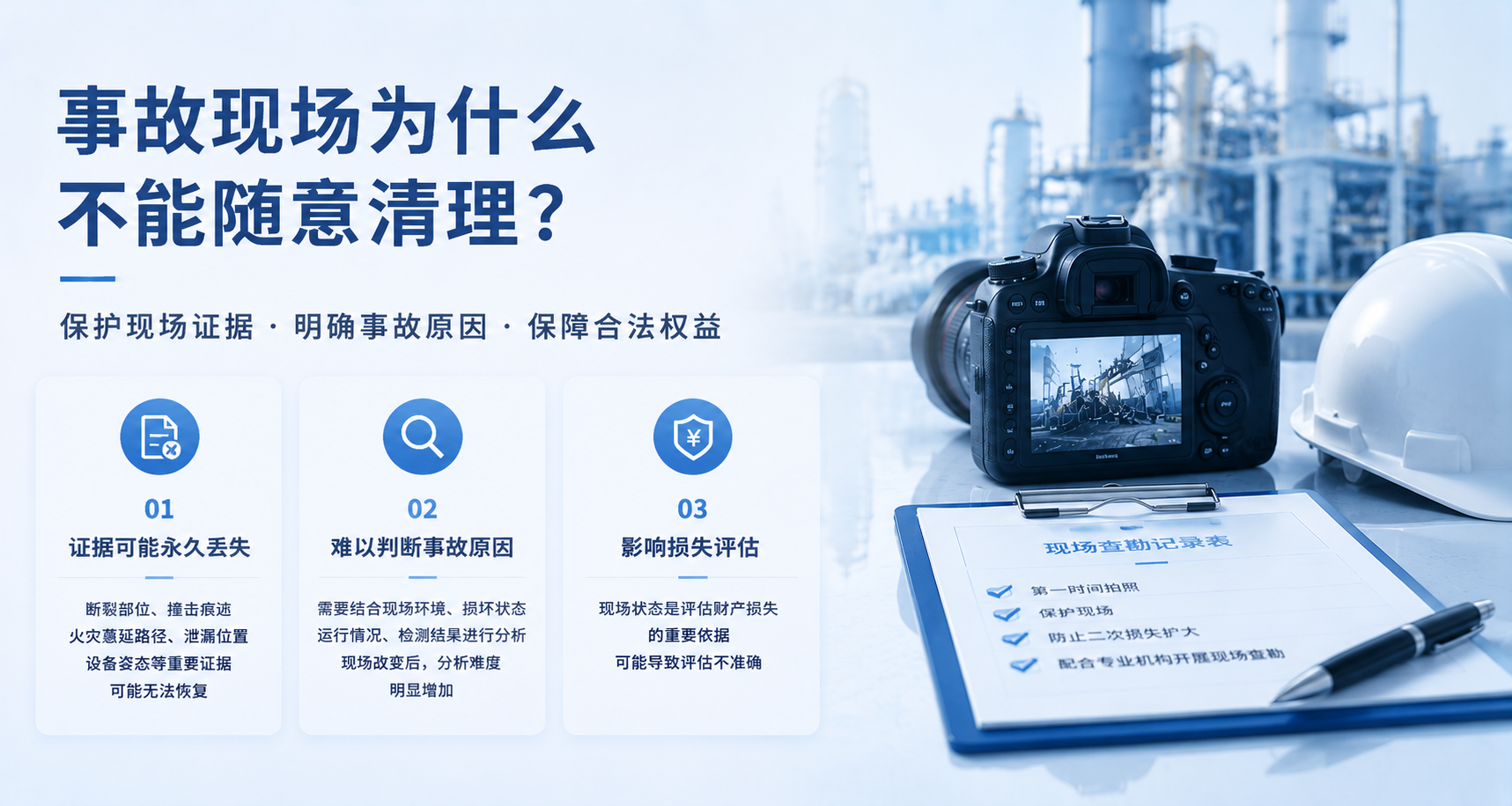 事故现场为什么不能随意清理？